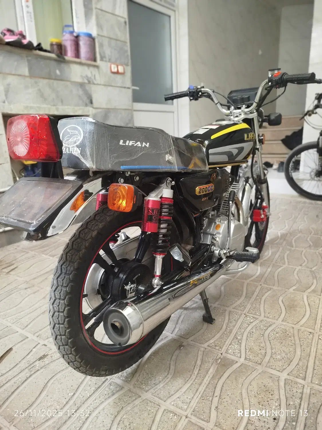 موتور ۲۰۰ لیفان ۱۴۰۴|موتورسیکلت|قیدار, |دیوار