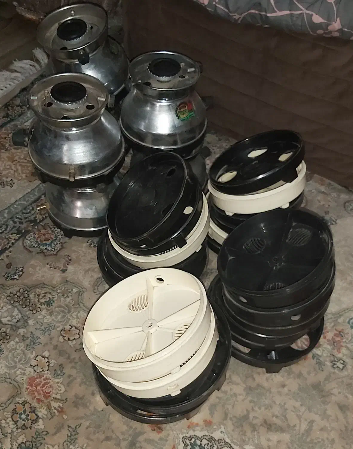 پایه سماور و کفی سماور|سماور، چای‌ساز، قهوه‌ساز|محمدشهر, ولدآباد|دیوار