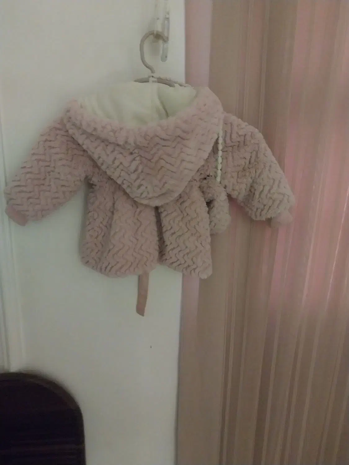 کاپشن خز دخترانه|کفش و لباس بچه|تربت‌حیدریه, پیشکوه|دیوار