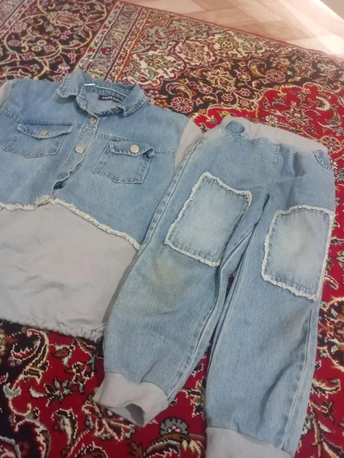 بلوزشلوارلی پاییزی|کفش و لباس بچه|خوی, |دیوار