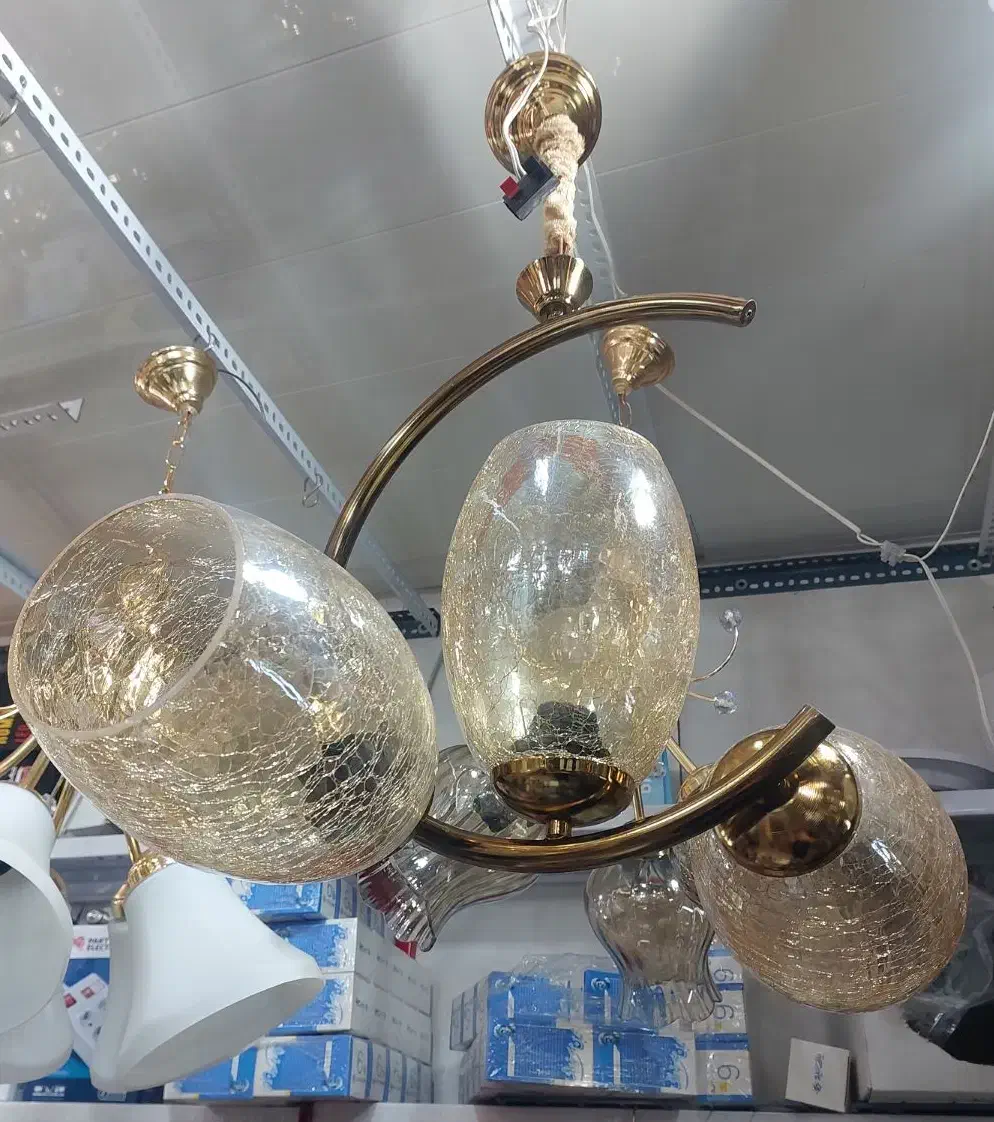 لوستر ملکولی|لوستر و چراغ آویز|تبریز, |دیوار