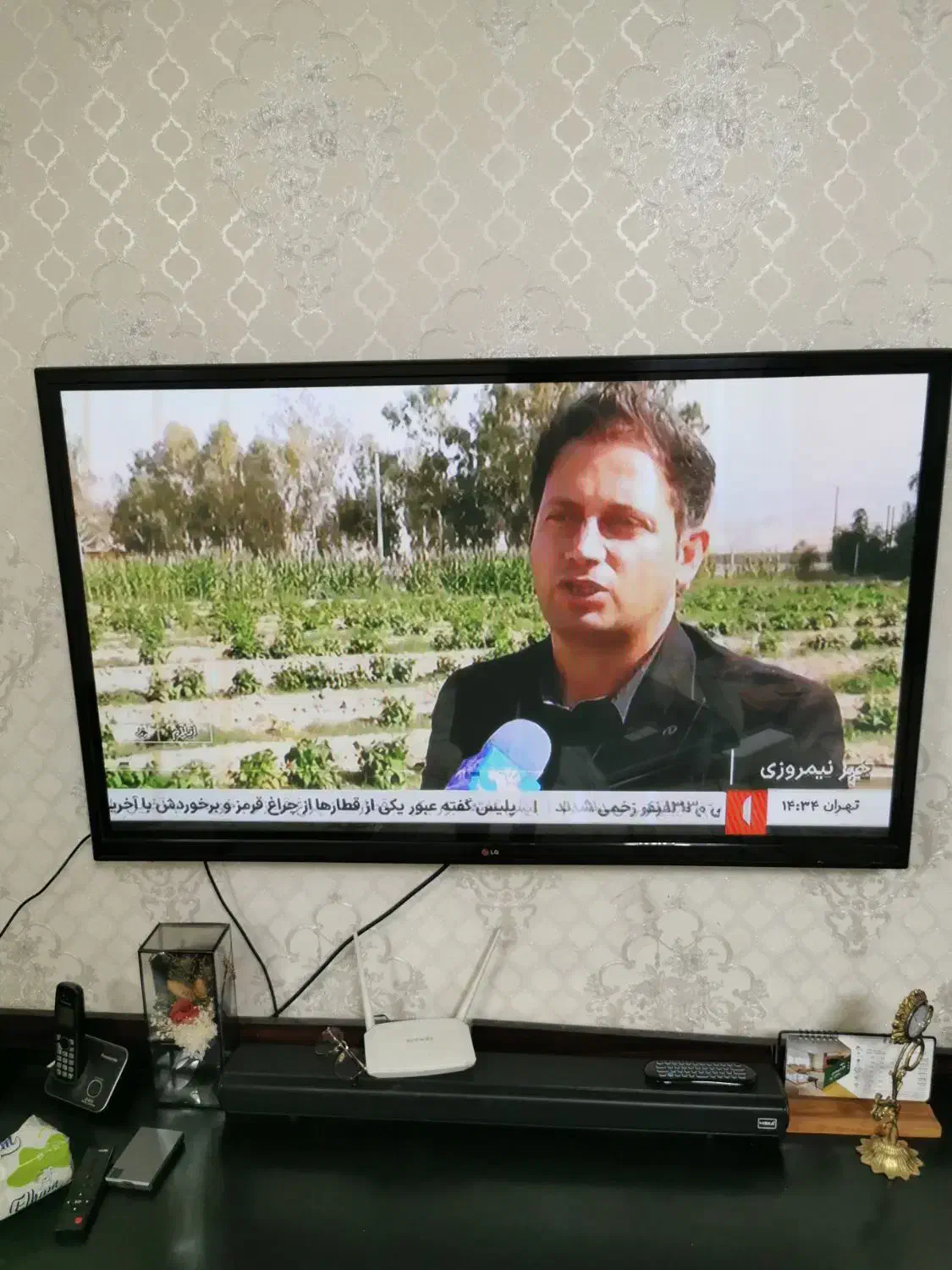 تلویزیون ال جی 50 اینچ|تلویزیون و پروژکتور|ری, دولت‌آباد|دیوار