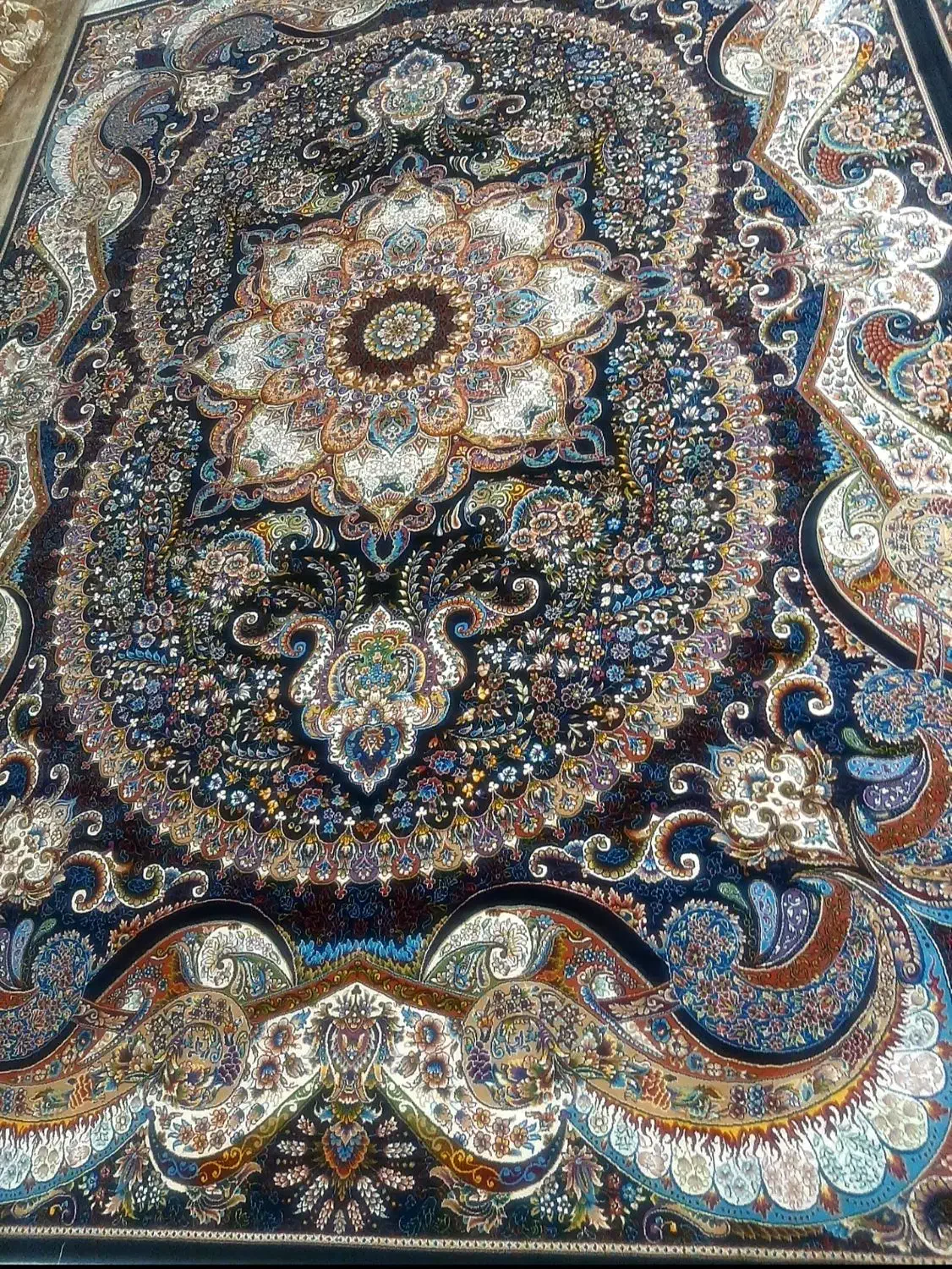 دوعدد فرش ۹متری نو|فرش|سنگر, |دیوار