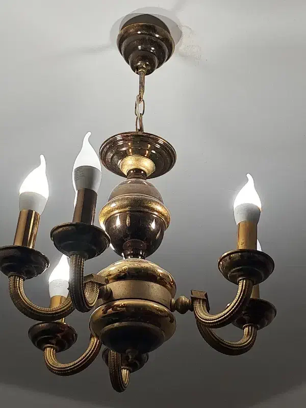 لوسترطلایی دو عدد|لوستر و چراغ آویز|اردبیل, |دیوار