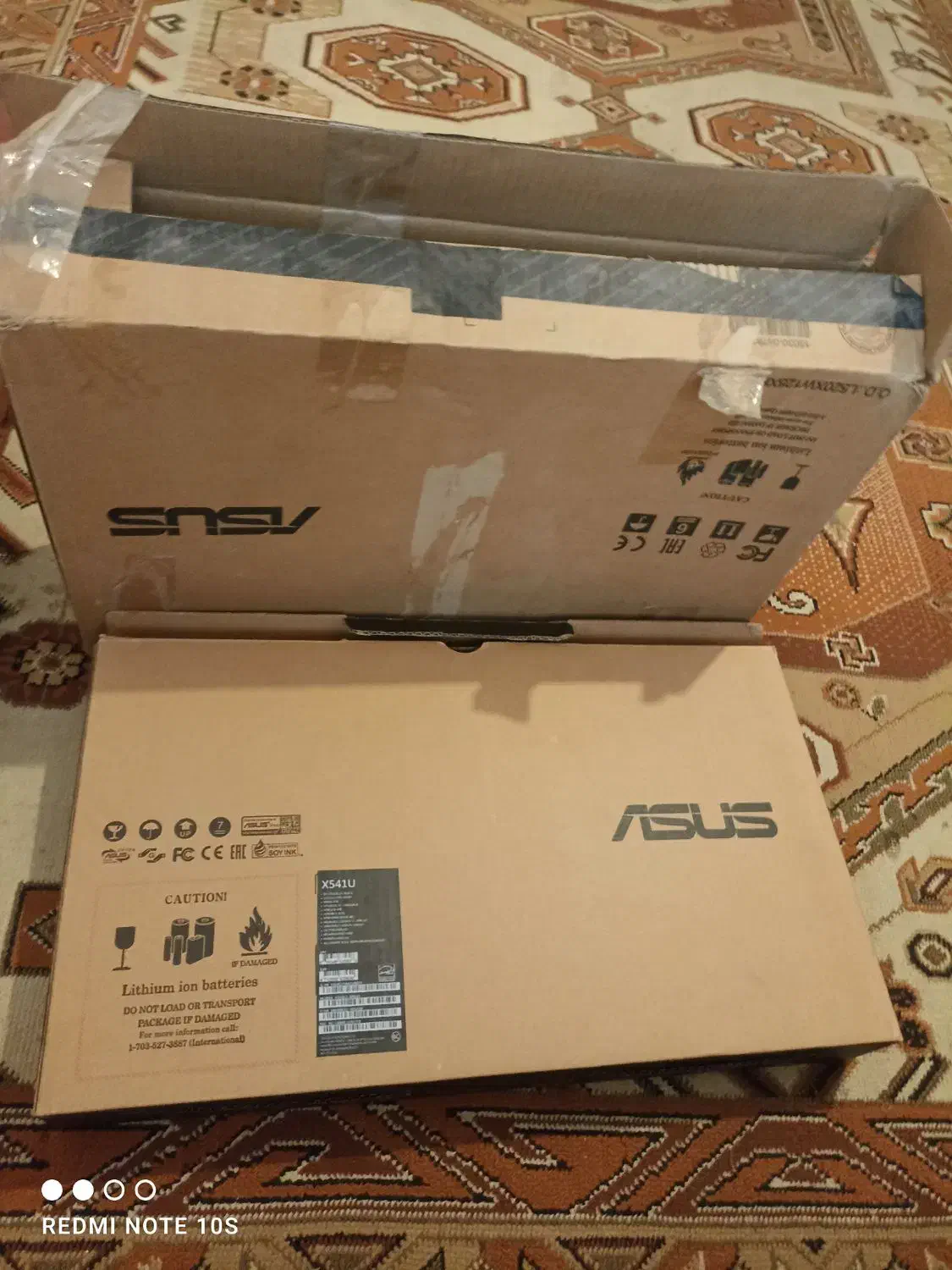 لبتاب ASUS مدل X541U سیاه سالم|رایانه همراه|کیش, |دیوار