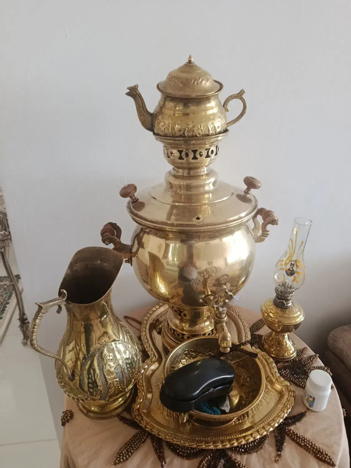 آینه و سماور|آینه|همدان, |دیوار