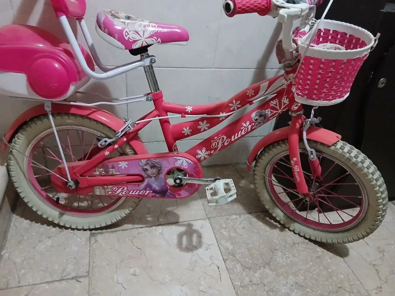 دوچرخه دخترانه صورتی رنگ|دوچرخه، اسکیت، اسکوتر|تهران, خزانه|دیوار