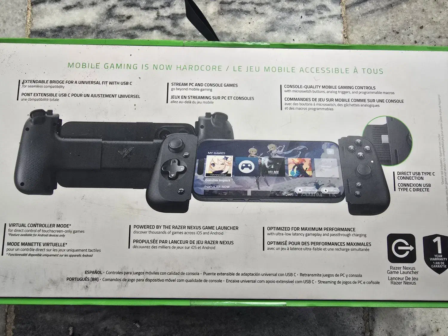 razer kishi v2 USB c|کنسول، بازی ویدئویی و آنلاین|تهران, آسمان|دیوار