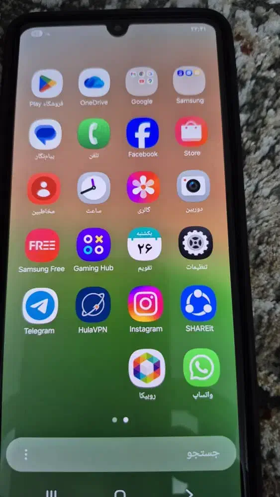 گوشی سامسونگ آ ۳۳کاملا سالم با قاب سیلیکونی|موبایل|رفسنجان, |دیوار