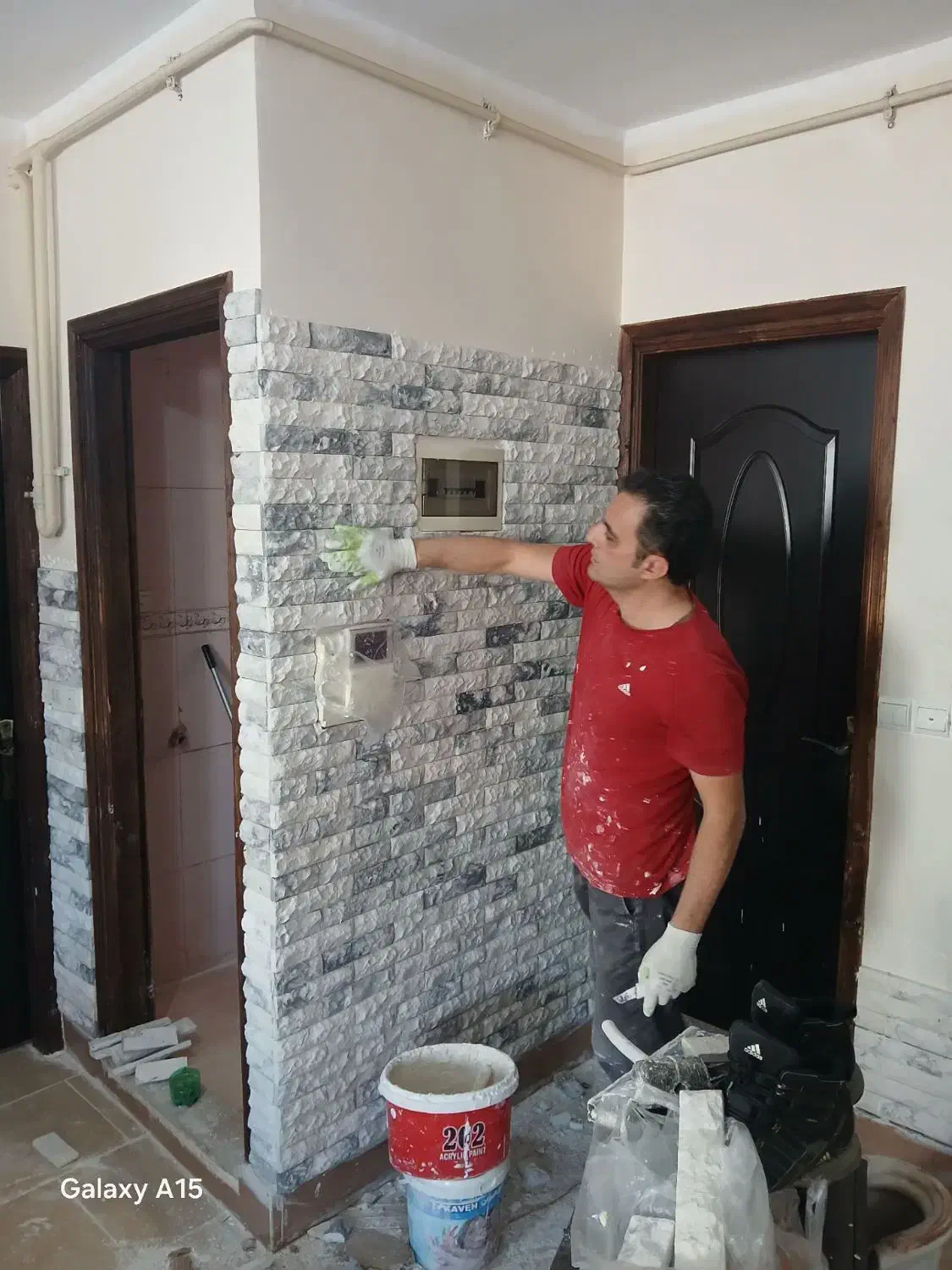 نصب اجرهلندی وسنگ انتیک|خدمات پیشه و مهارت|نوشهر, |دیوار