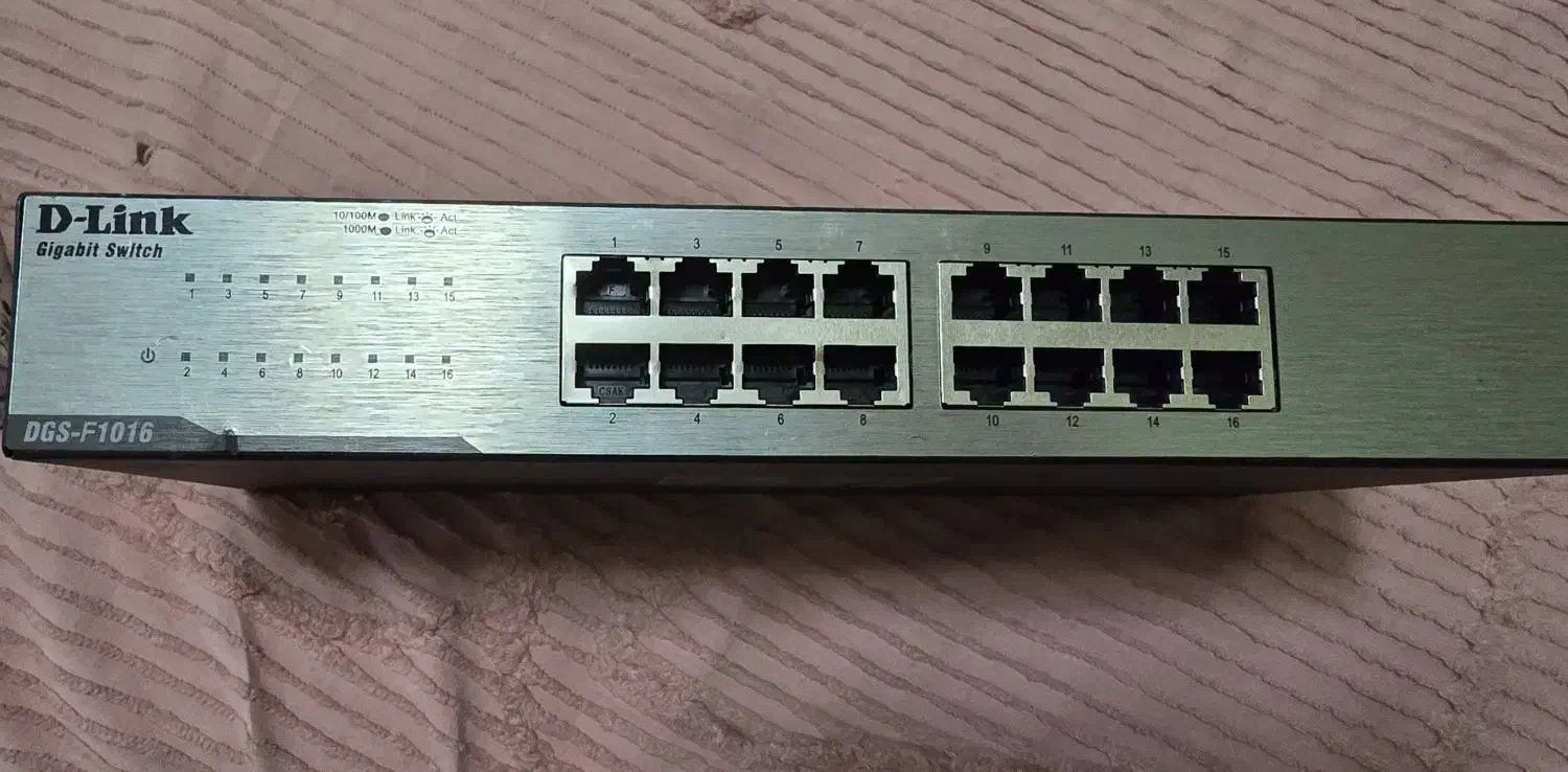 سوئیچ ۱۶ پورت|مودم و تجهیزات شبکه|هشتگرد, شهرک صبا سوله|دیوار