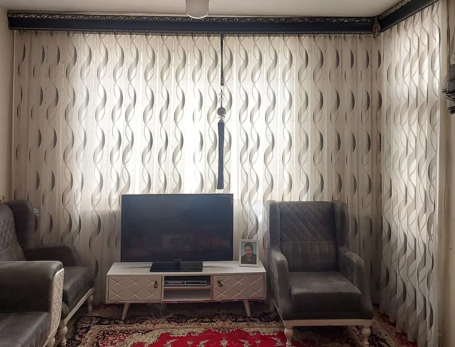 پرده پلیسه ۴ متری وسالم|پرده، رانر، رومیزی|اسدآباد, |دیوار