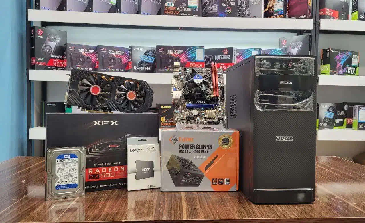 کیس اداری گیمنت و خانگی i5 gen4باگرافیک 8گیگ|رایانه رومیزی|مشهد, عامل|دیوار