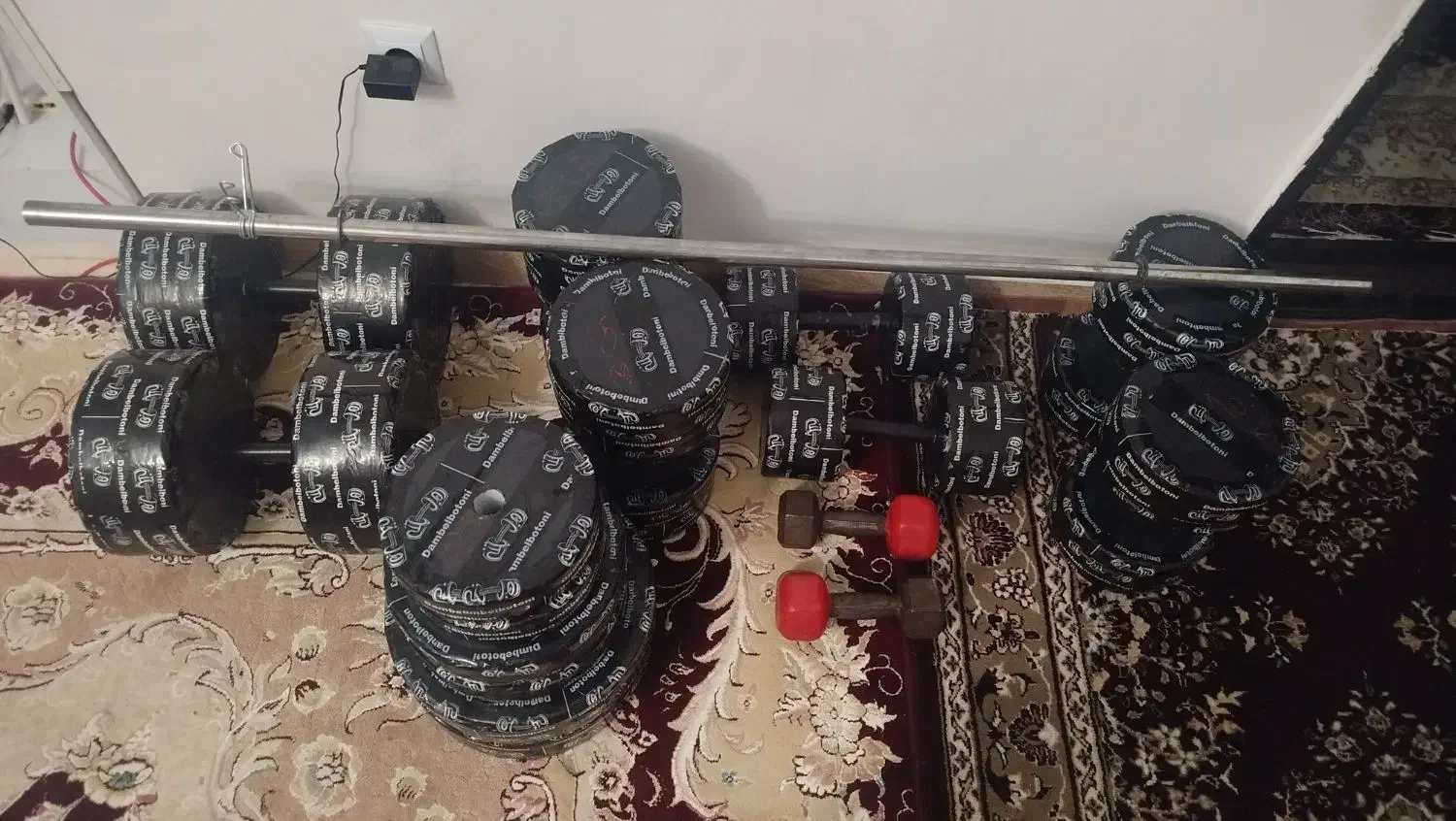 دمبل و وزنه ی بتنی|تجهیزات ورزشی|تبریز, |دیوار