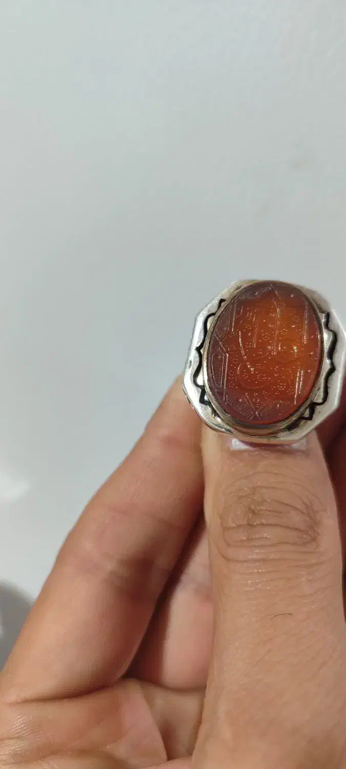 انگشتر نقره عقیق یمن خط|جواهرات|کهریزک, |دیوار