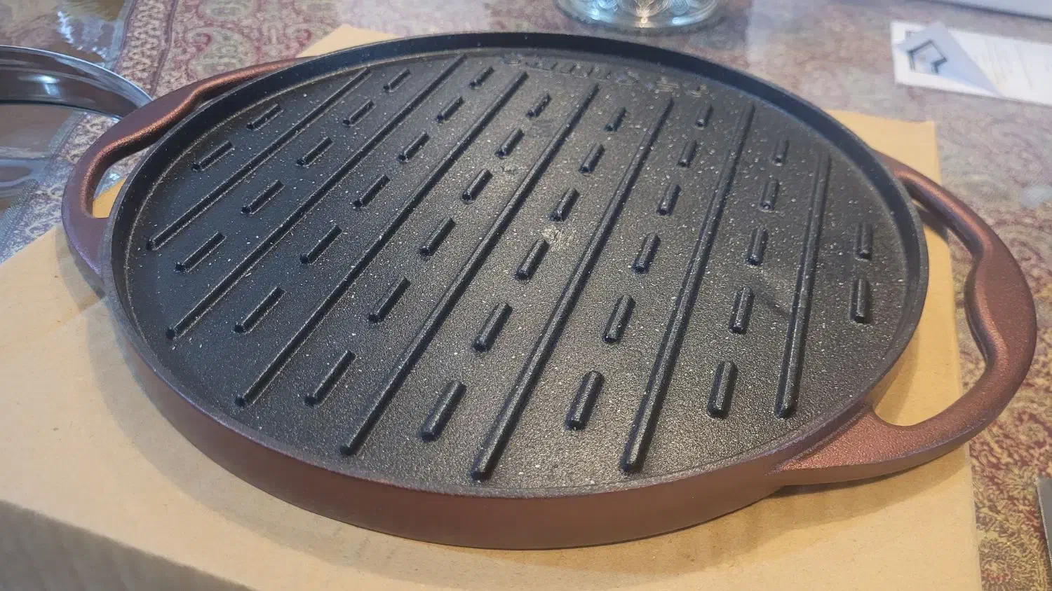 تابه گریل دربدار چدن|ظروف پخت‌وپز|رشت, بلوار گیلان|دیوار