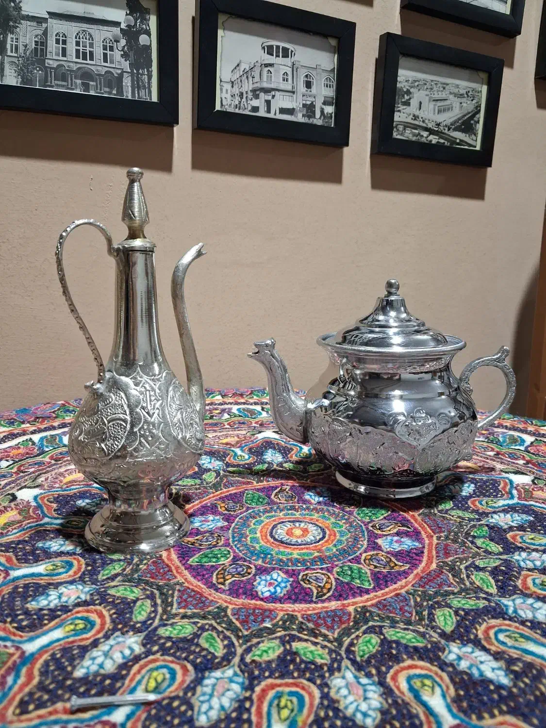 دوعدد قوری ودو عدد گلاب پاش|کلکسیون اشیاء عتیقه|رفسنجان, |دیوار