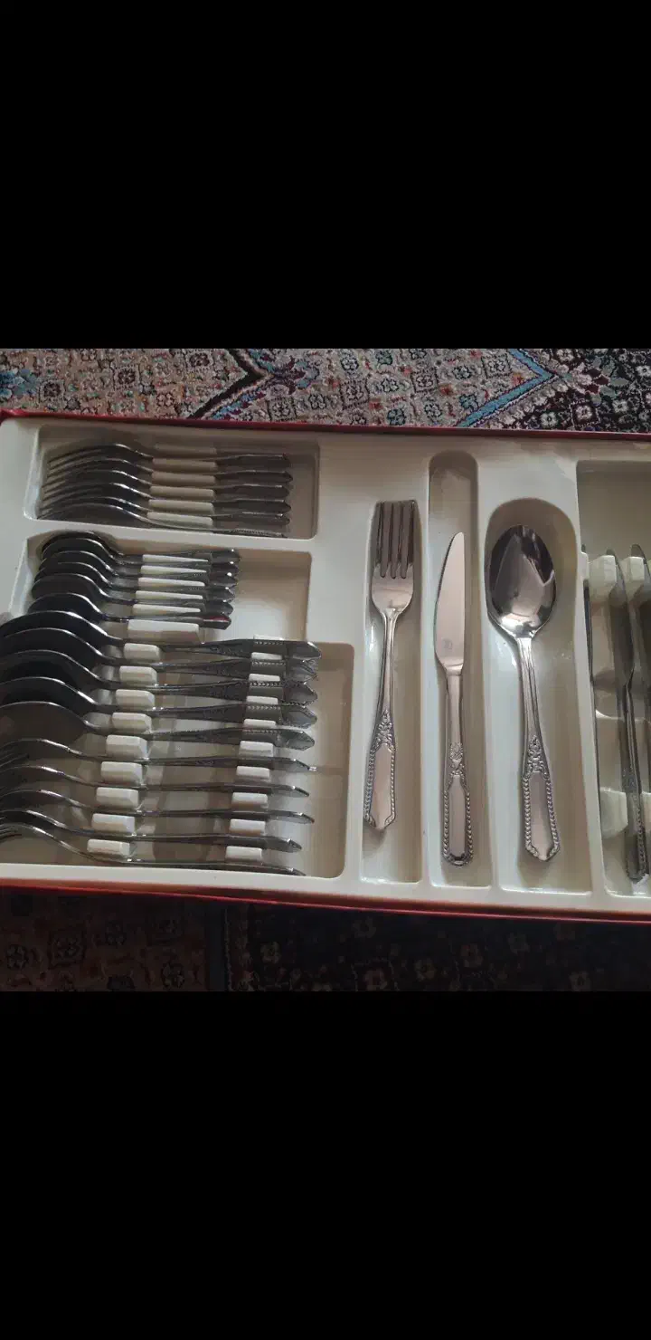 حراج قاشق وچنگال ۶نفره|ظروف سرو و پذیرایی|بهبهان, |دیوار