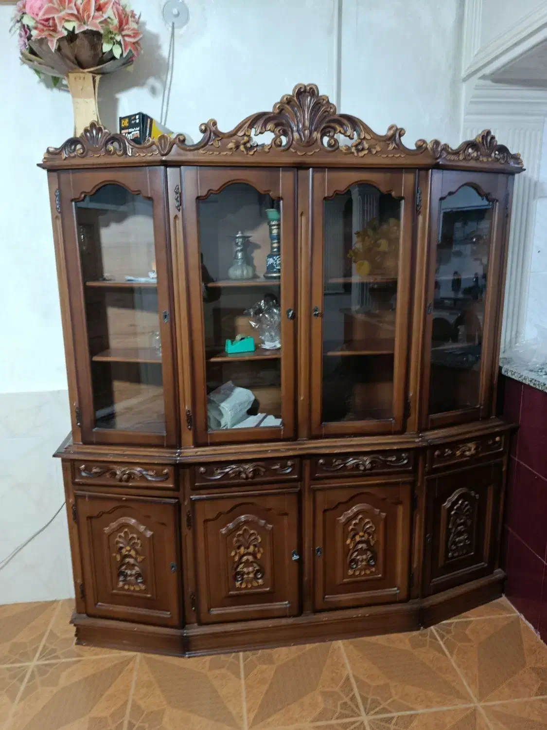 بوفه|بوفه، ویترین، کنسول|محمدیه-قزوین, |دیوار