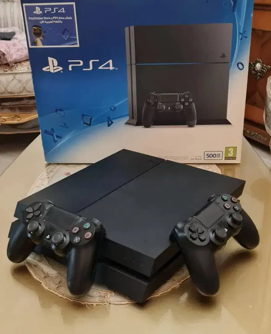 دستگاه ps4 فت ۵۰۰ گیگ ۲ دسته اصلی کپی خور ورژن ۹|کنسول، بازی ویدئویی و آنلاین|تهران, جی|دیوار
