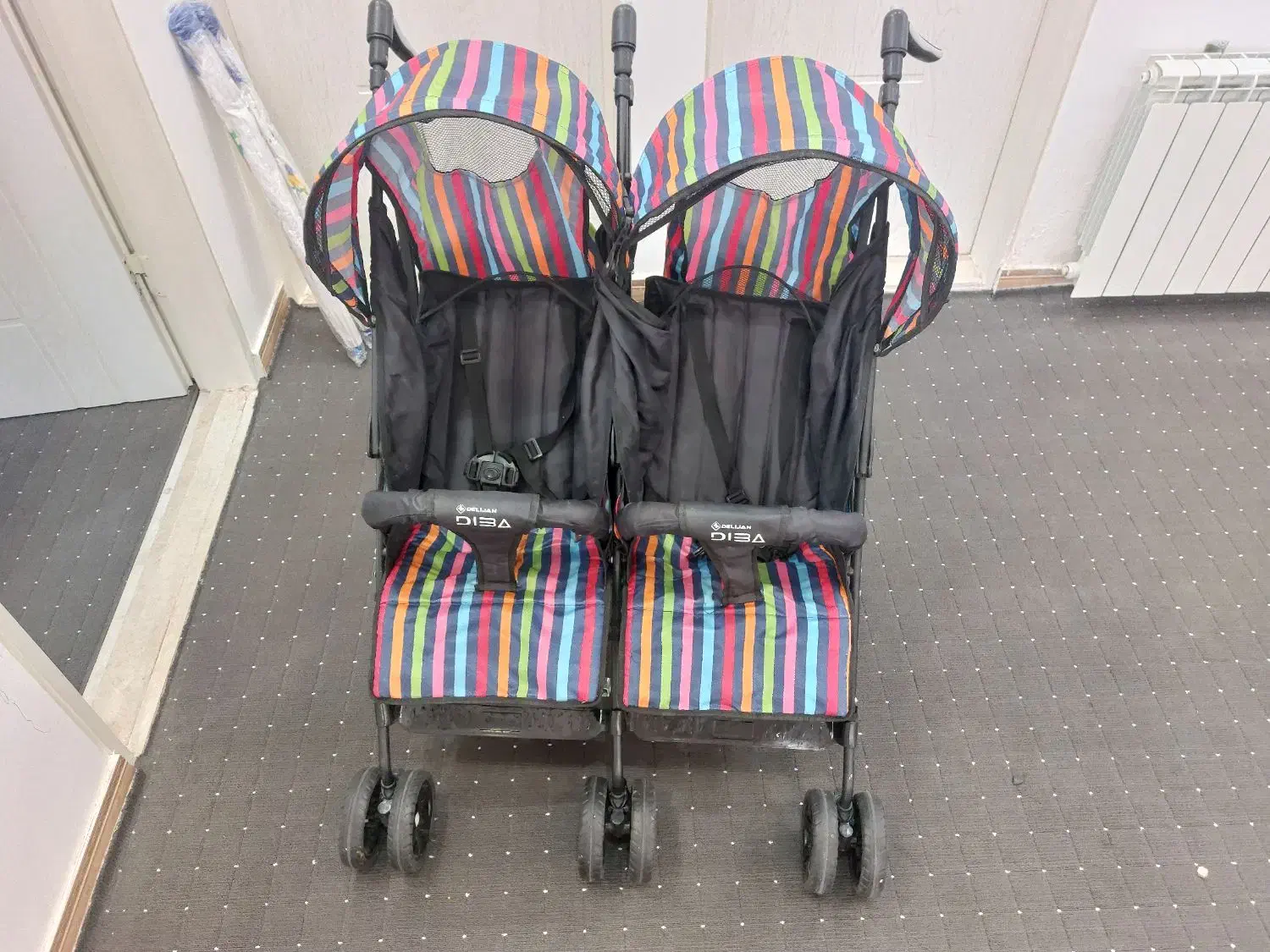 کالسکه دوقلو دلیجان دیبا|کالسکه و لوازم جانبی|آران و بیدگل, |دیوار