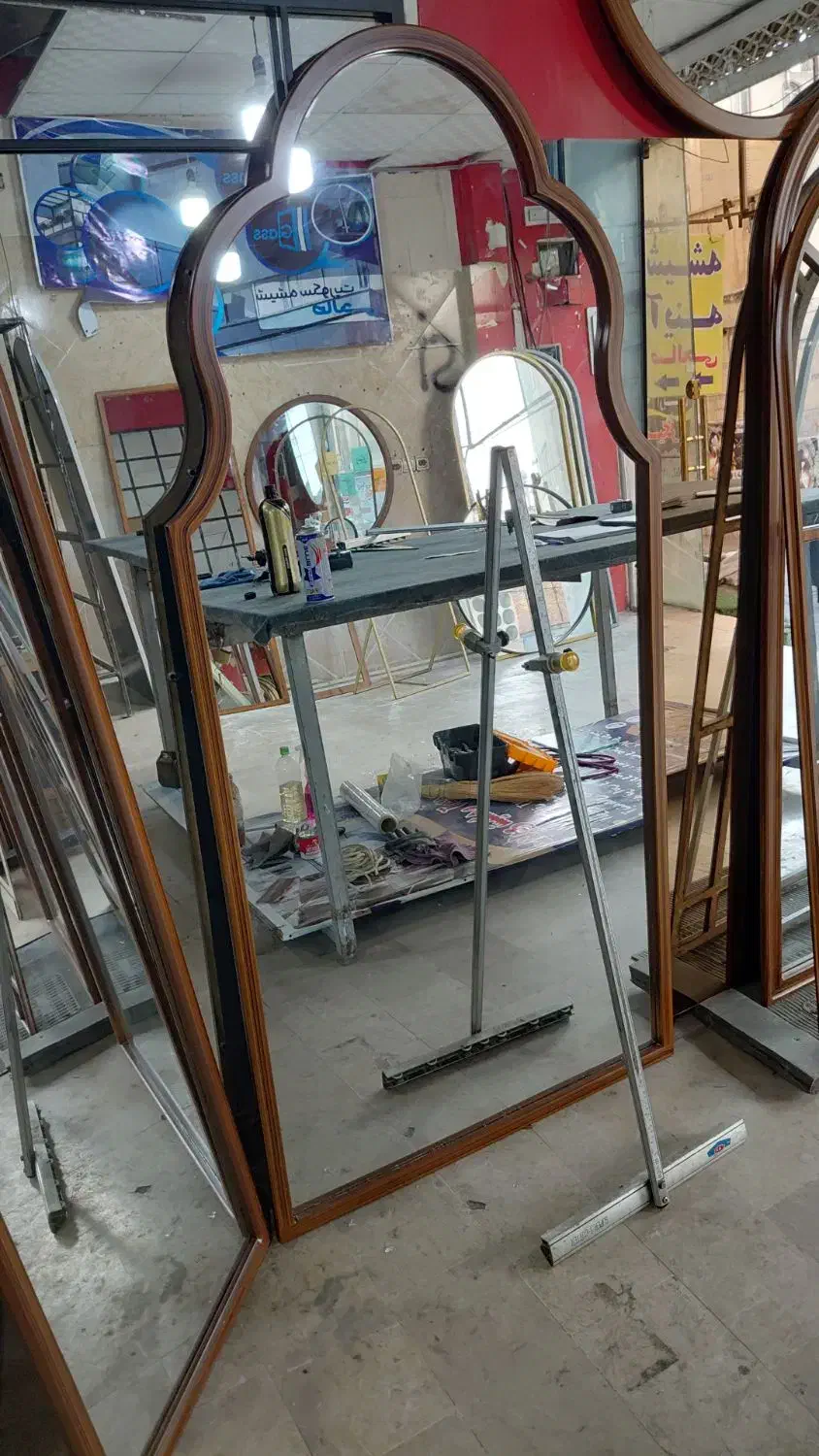 آینه قدی چوبی|آینه|شهریار, شهریار|دیوار