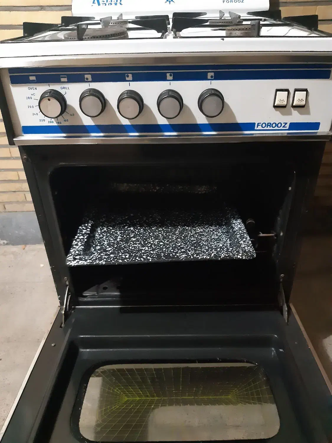 اجاق گاز ۴ شعله فر دار|اجاق گاز و لوازم برقی پختوپز|کرج, کرج نو|دیوار