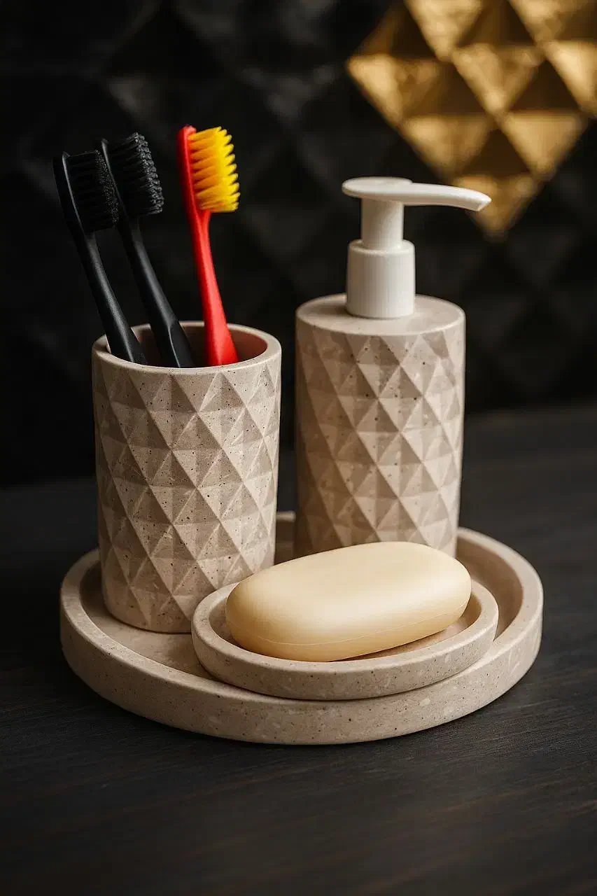 ست مایع دستشویی|لوازم سرویس بهداشتی|زاهدان, |دیوار