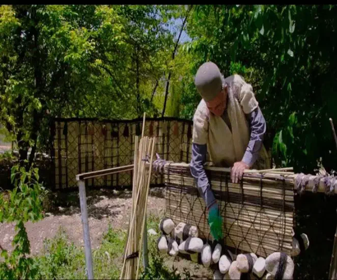 چیت و ستون سیاه چادر عشایری|صنایع دستی و سایر لوازم تزئینی|ماکو, |دیوار