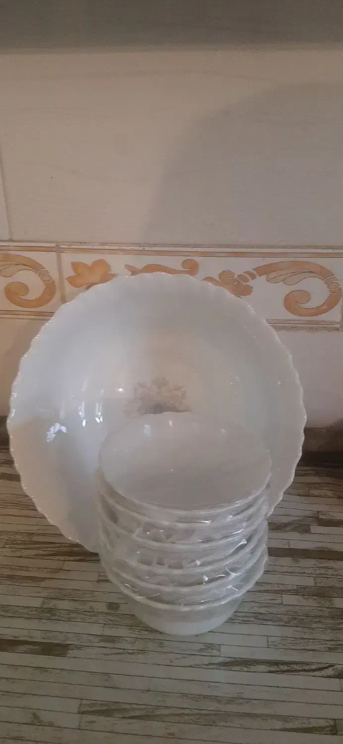 ظرفهای ارکوپال شش نفره|ظروف سرو و پذیرایی|مسجد سلیمان, |دیوار