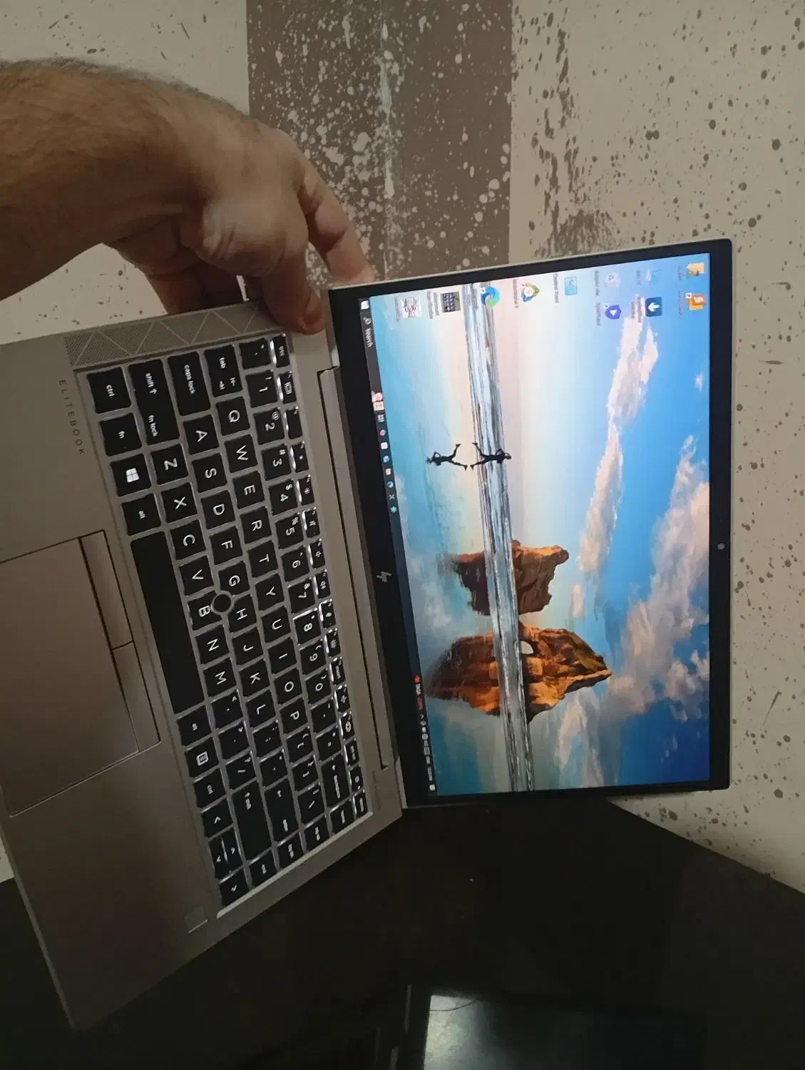 لپتاپ hp elit book 845|رایانه همراه|پارسآباد, |دیوار