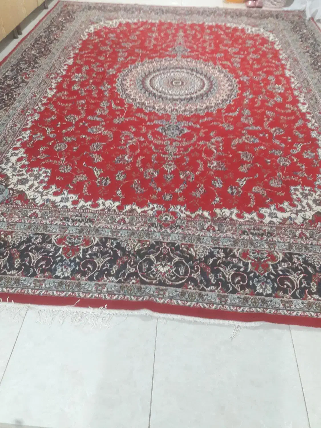 فرش قرمزرنگ|فرش|بجنورد, |دیوار