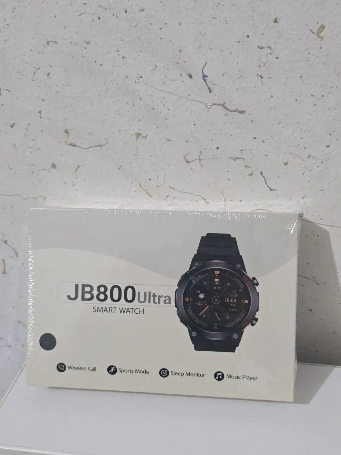 ساعت JB800 ultra میلیمتر 48 بند سیلیکونی مشکی|ساعت|شهرکرد, |دیوار