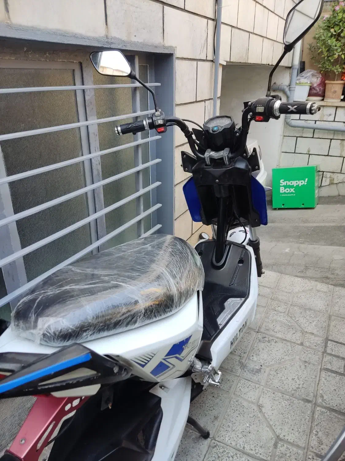 موتور برقی هیلتون باتری نو باتعمیر بدون گواهینامه|موتورسیکلت|کرج, آق تپه|دیوار