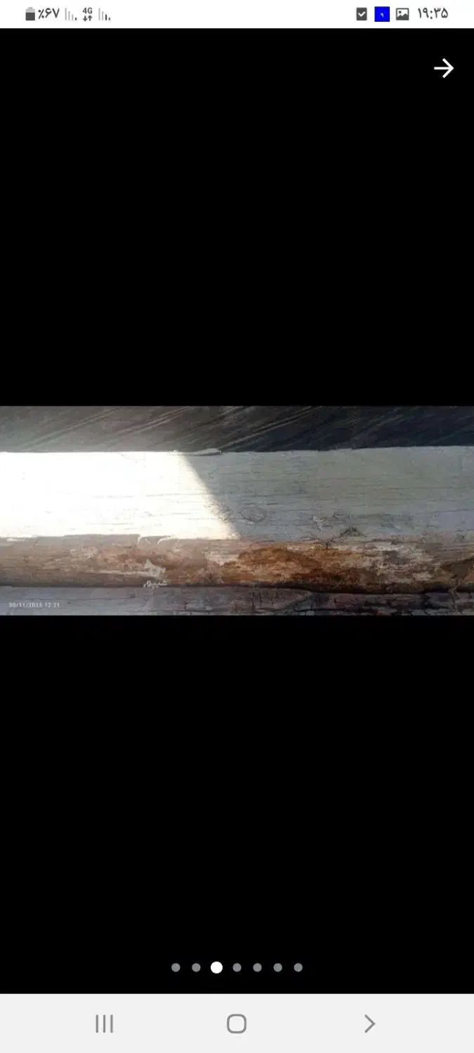 چوب چهارتراش کاملا سالم بدون پوسیدگی و ترک خوردگی|مصالح و تجهیزات ساختمان|کلاله, |دیوار