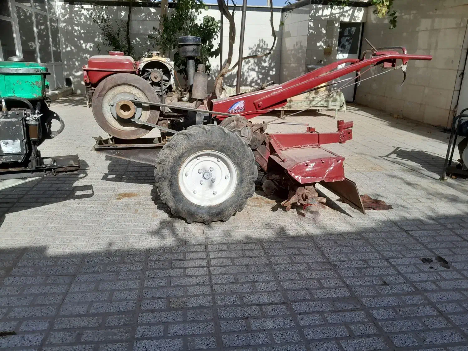 یک دستگاه تیلر کشاورزی موتور توان آماده به کار|ماشین‌آلات صنعتی|تربت‌حیدریه, طالقانی|دیوار