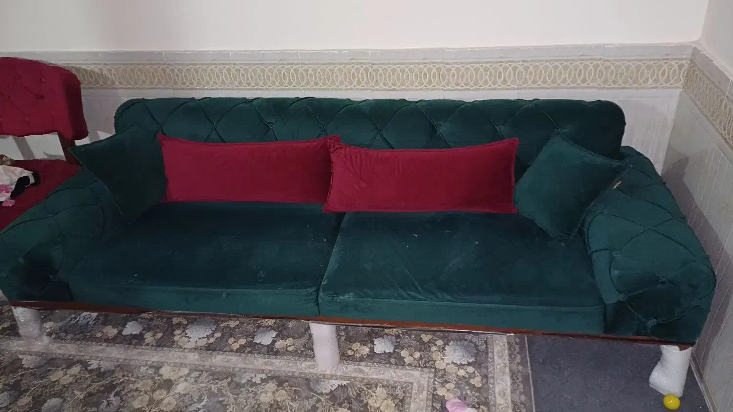 مبل ۸ نفره چستر|مبلمان خانگی و میز عسلی|گلبهار, شهر جدید گلبهار|دیوار