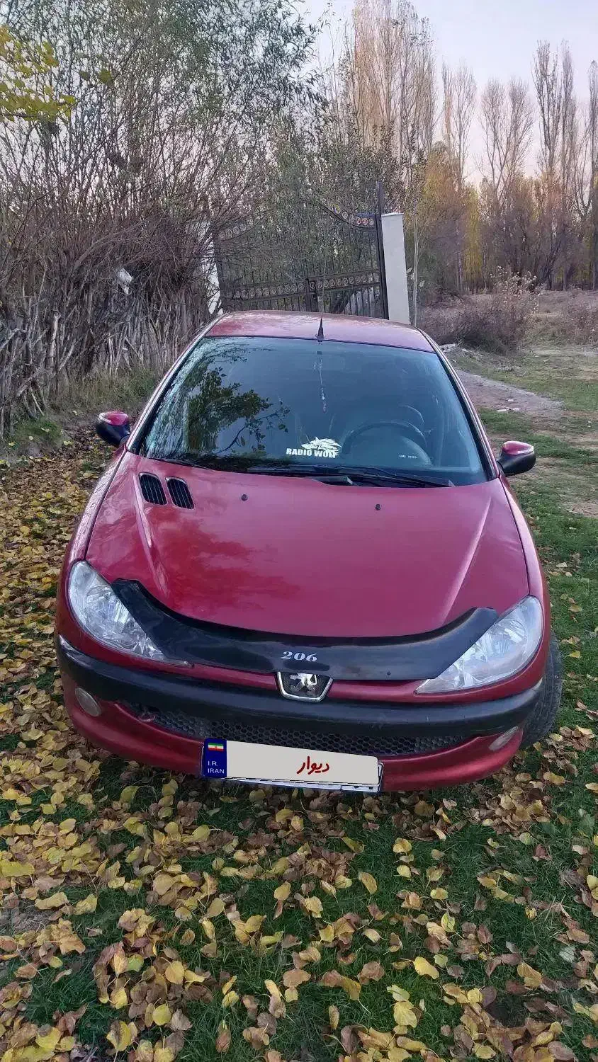 پژو206 تیپ2 مدل 81 اصل فرانسه|خودرو سواری و وانت|مشگین شهر, |دیوار