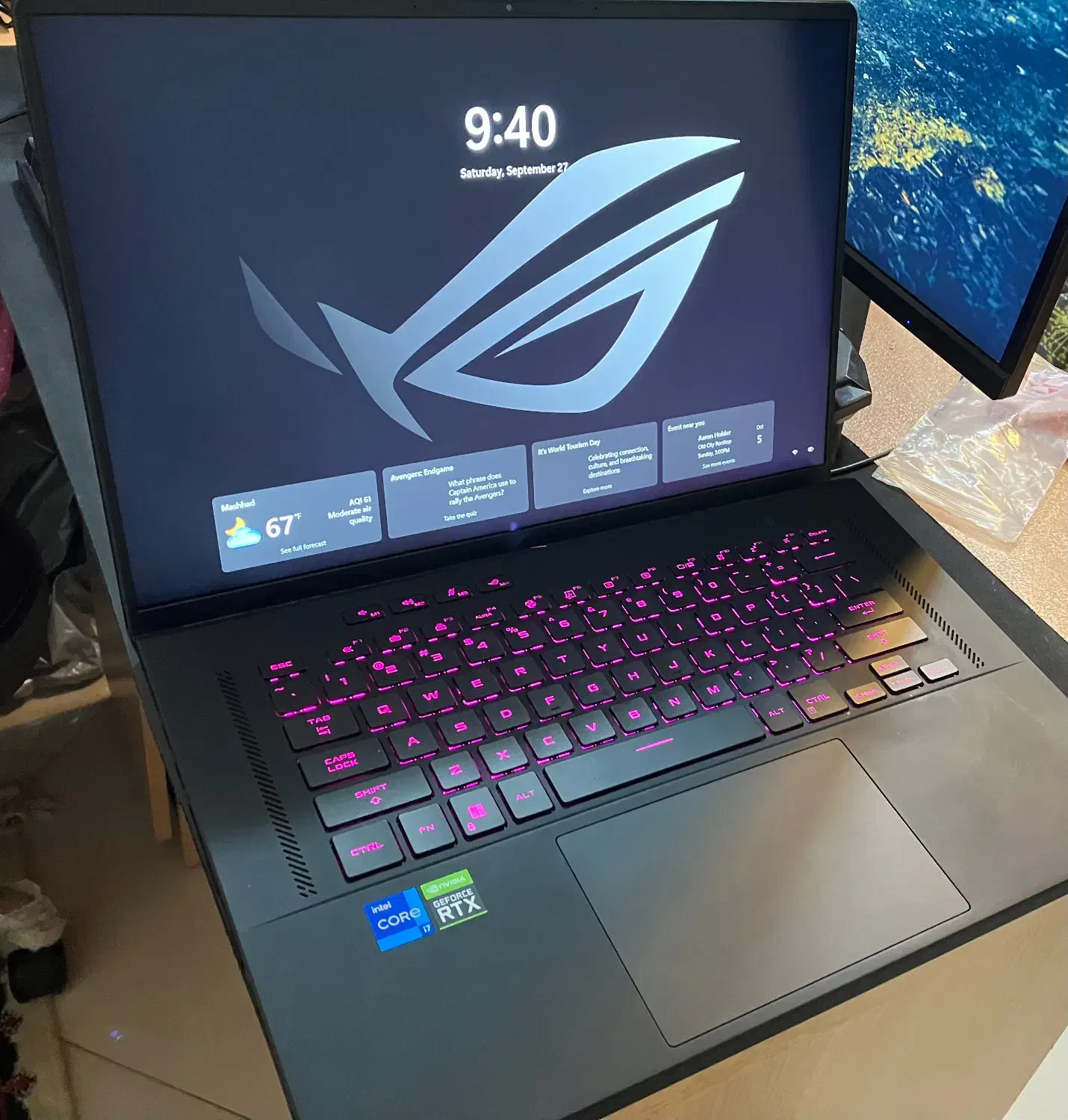 لپ تاپ گیمینگ Rog zephyrus m16|رایانه همراه|مشهد, رضاشهر|دیوار