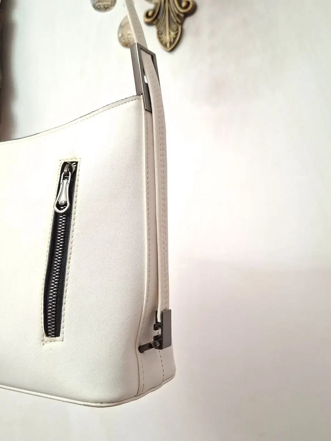 کیف سفید مهمانی|کیف، کفش، کمربند|چالوس, |دیوار