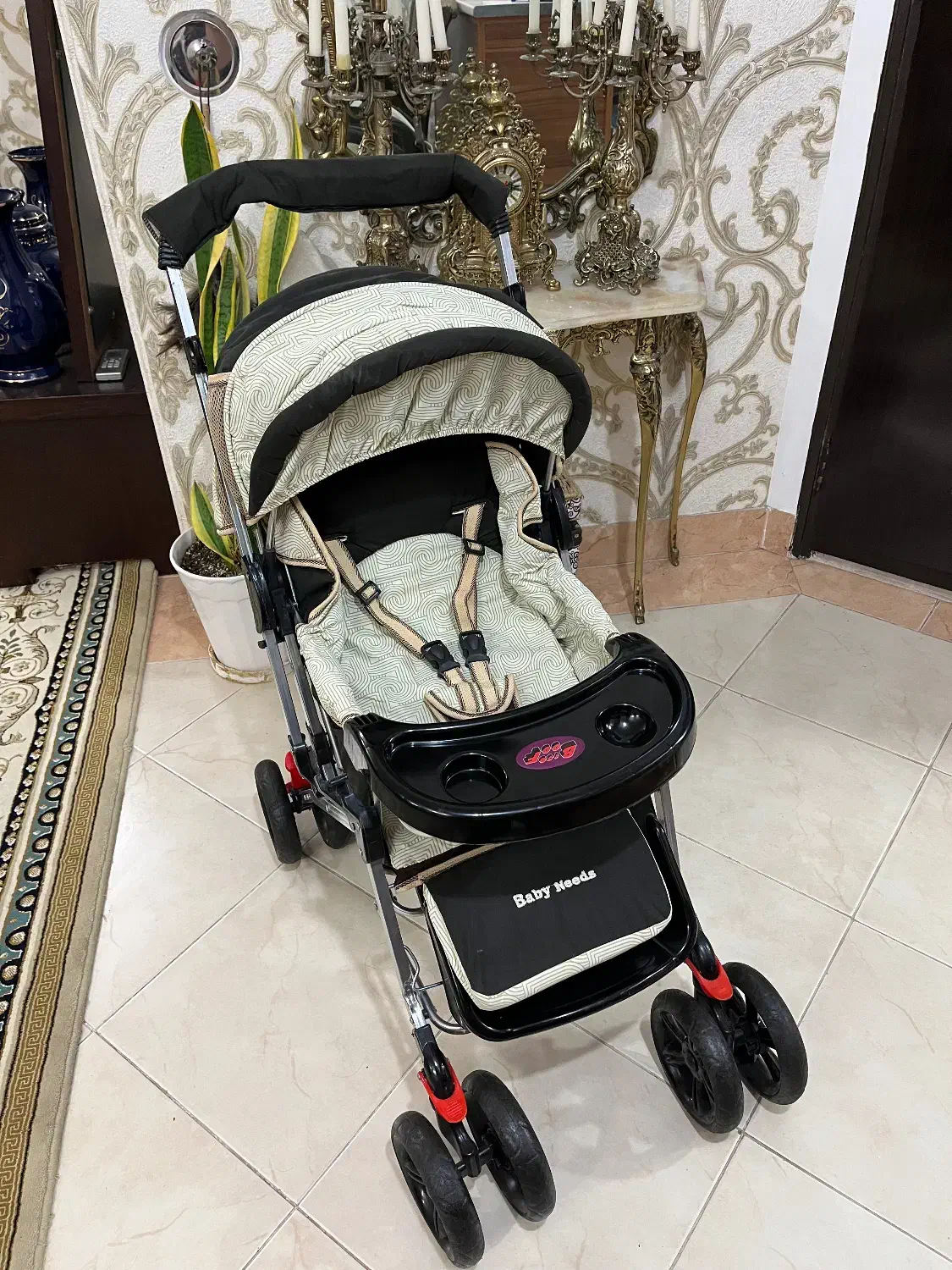 کالسکه۸‌چرخ‌baby Needsدرحد(نونونو)|کالسکه و لوازم جانبی|قم, باجک دو|دیوار