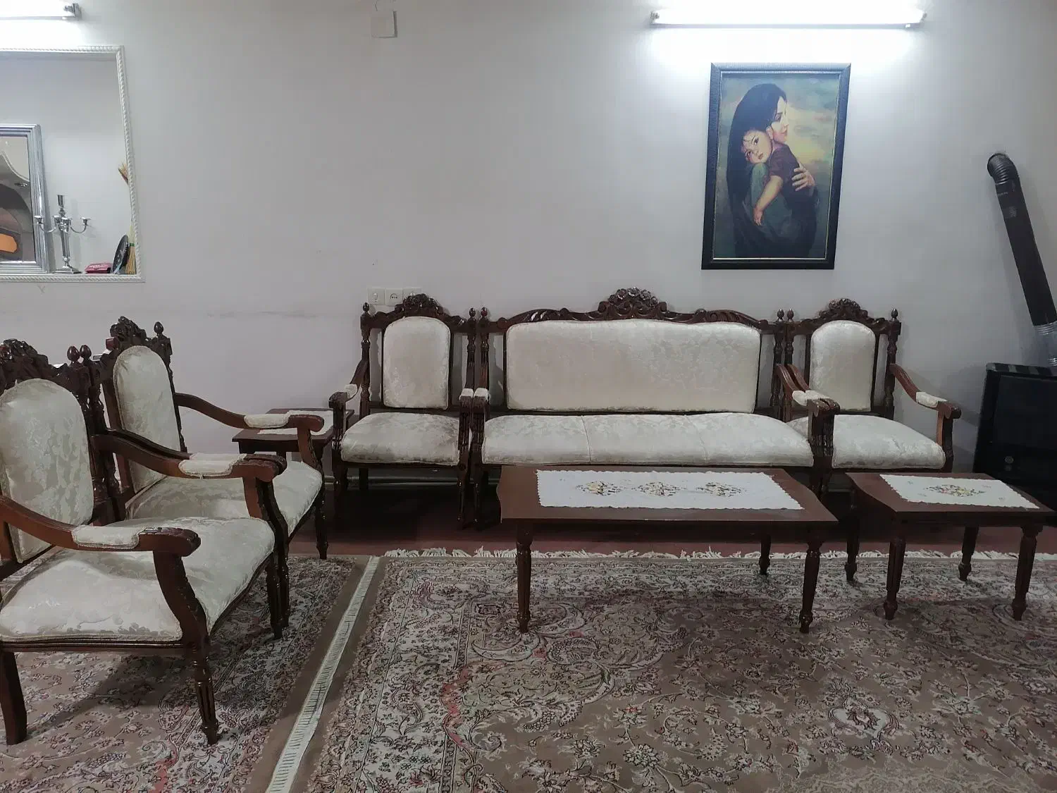 مبل۷نفره|مبلمان خانگی و میز عسلی|بجنورد, |دیوار