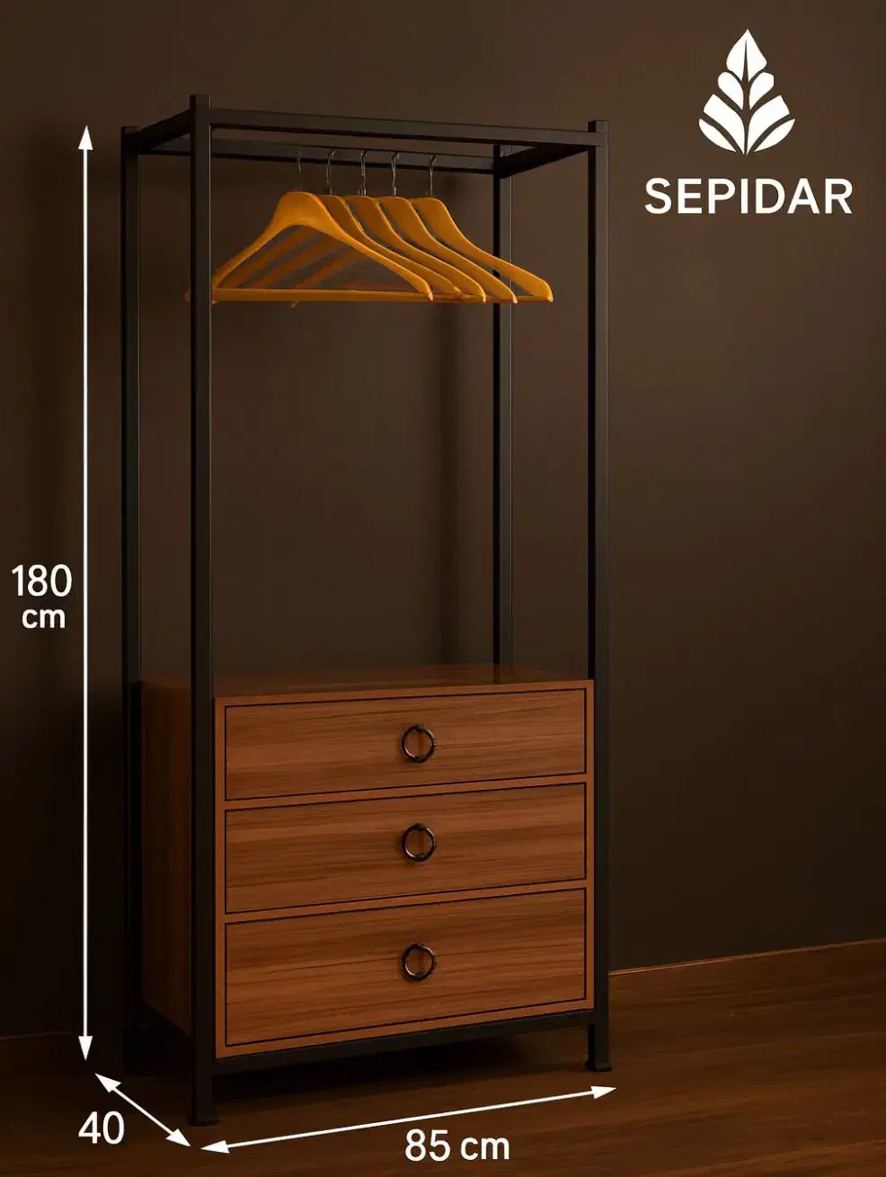 کنسول رگال پروفیل میز سپیدار|جاکفشی، کمد، دراور|فولادشهر, A2|دیوار