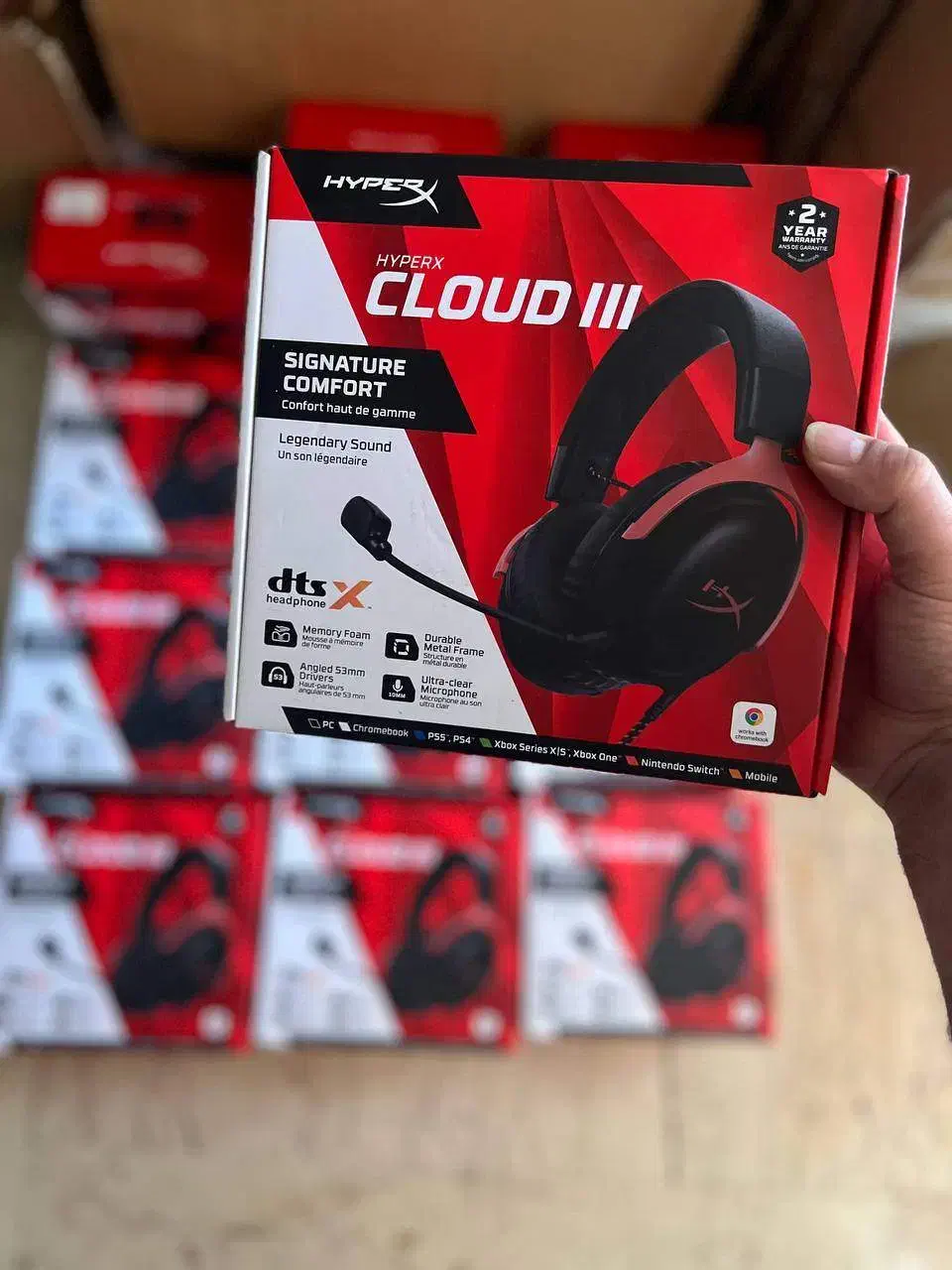 هدست کلود 3 سیمی hyperx cloud 3 اکبند تعداد|قطعات و لوازم جانبی رایانه|تهران, ونک|دیوار