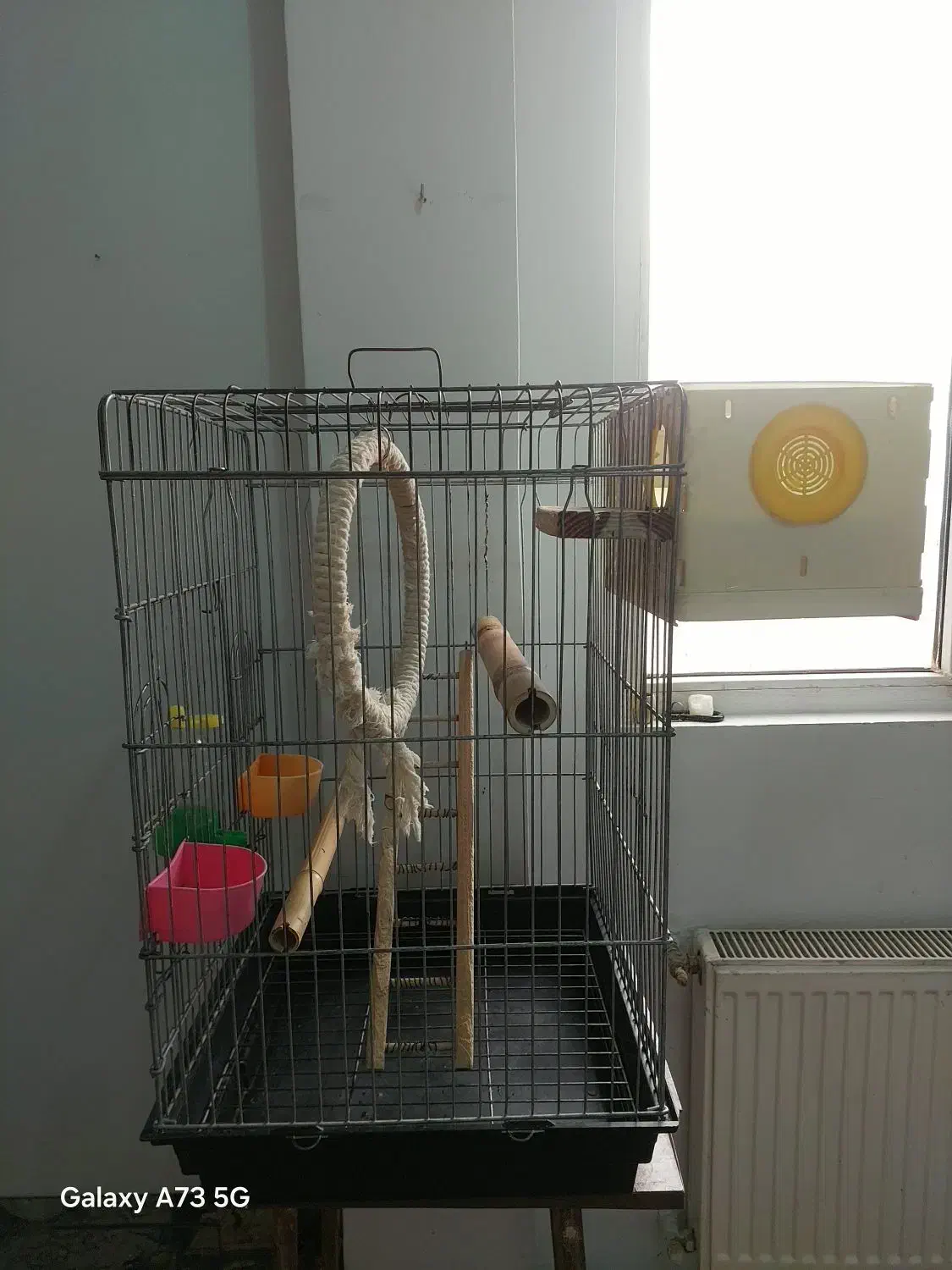 قفس ۱۰۳۳ درشت بافت با لوازم کامل مخصوص طوطیسان|لوازم جانبی حیوانات|تهران, مشیریه|دیوار