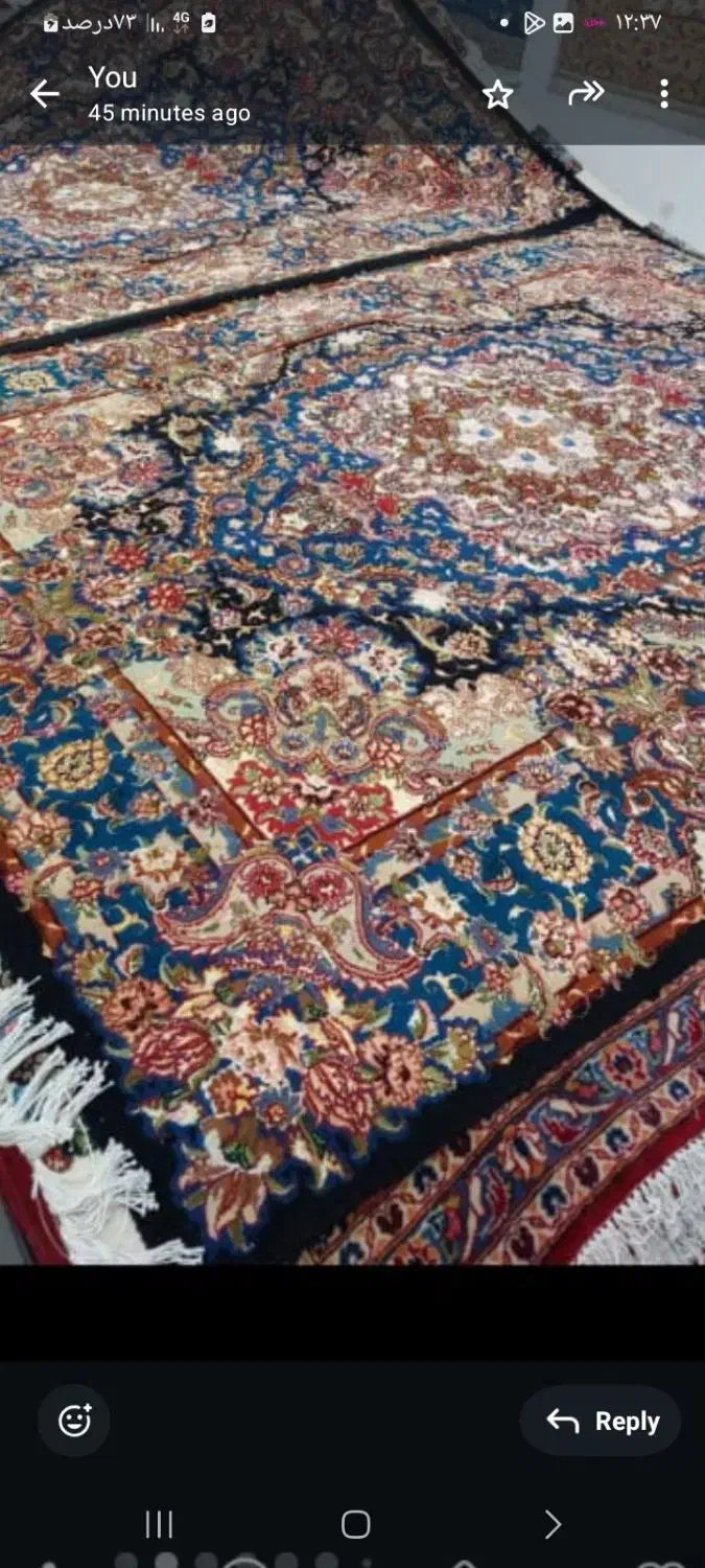 فروش. فوری ۲ عدد ۹ متری گل ابریشم تبرییز|فرش|فردیس, قریشی|دیوار