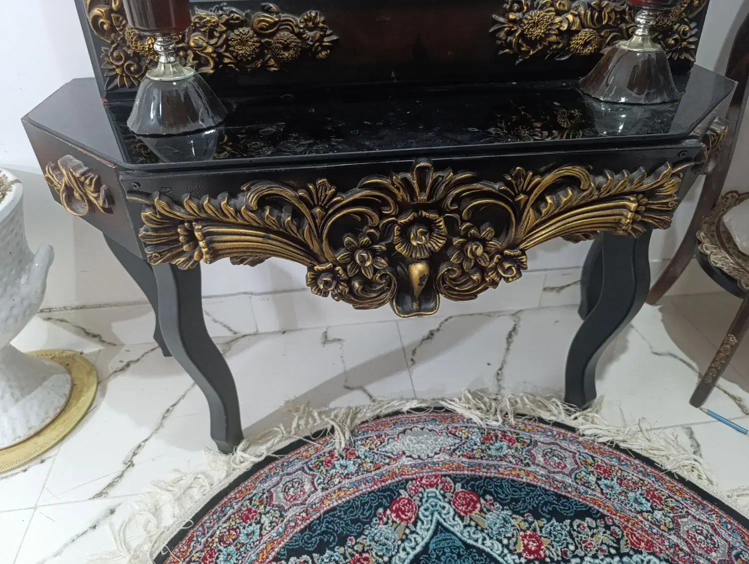 فروش کنسول و آینه و شمعدون|بوفه، ویترین، کنسول|بندر گز, |دیوار