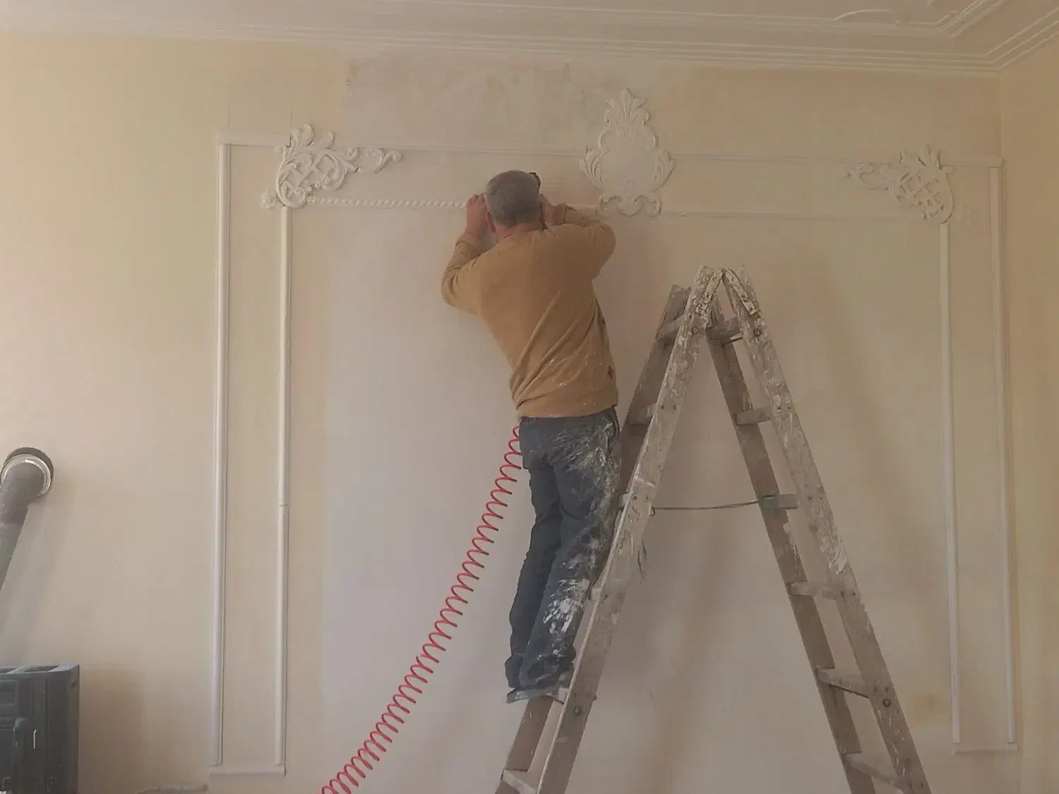 کنافکاری.نقاشی وکاغذدیواری قدیری|خدمات پیشه و مهارت|اصلاندوز, |دیوار