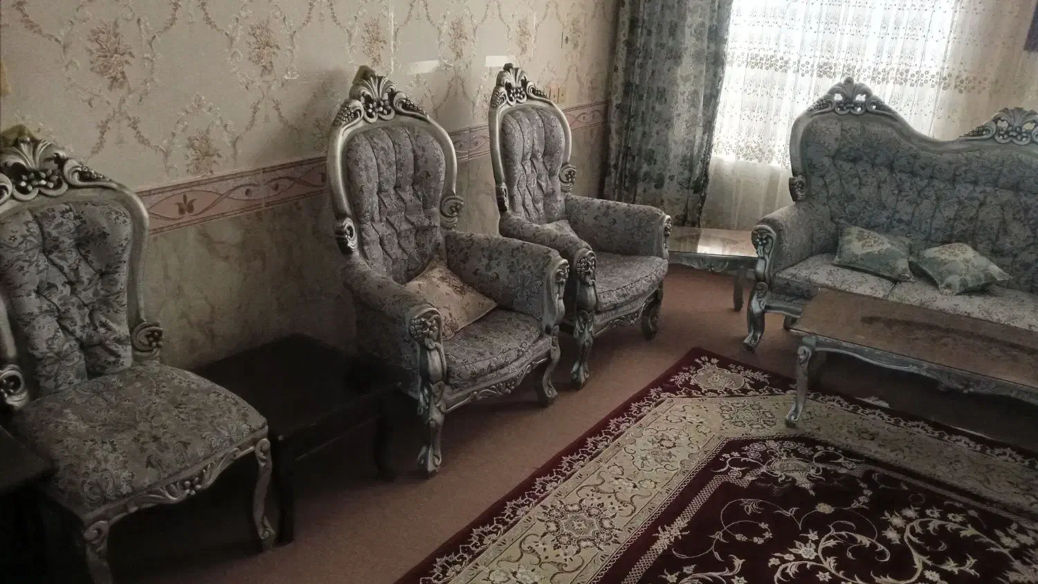 مبل 9 نفره سلطنتی درحدنو|مبلمان خانگی و میز عسلی|بجنورد, |دیوار