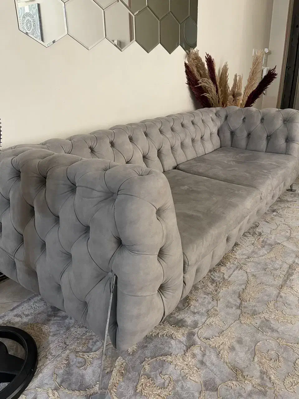 مبلمان چستر9نفره|مبلمان خانگی و میز عسلی|ری, دیلمان|دیوار